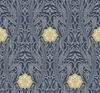 Gatsby Damask Navy Wallpaper thumbnail 0