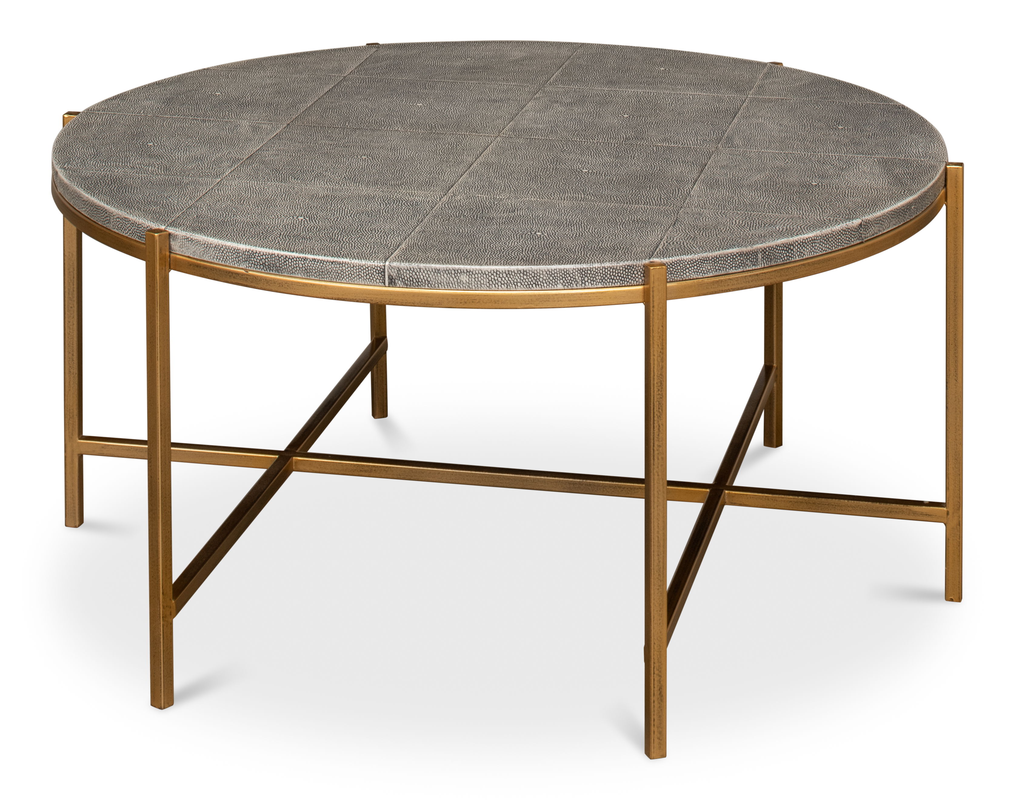 Grey Shagreen Coffee Table large image 