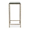 Ovard Antiqued Gold Accent Table, Side & End Table by Uttermost, 11.5" width x 24" height x 11.5" depth thumbnail 4