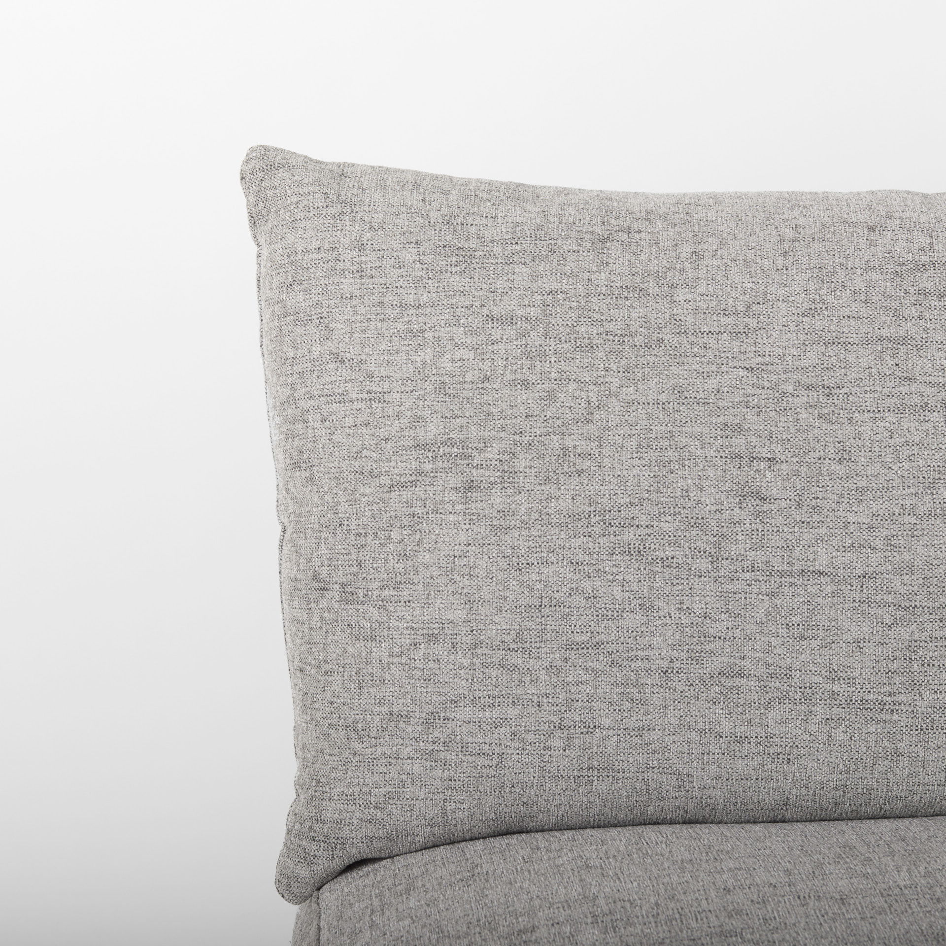 Valence  Medium Gray Armless Sectional Piece, Sectional Sofa by Mercana, 38.19" length x 38.58" width x 28.35" height View 10