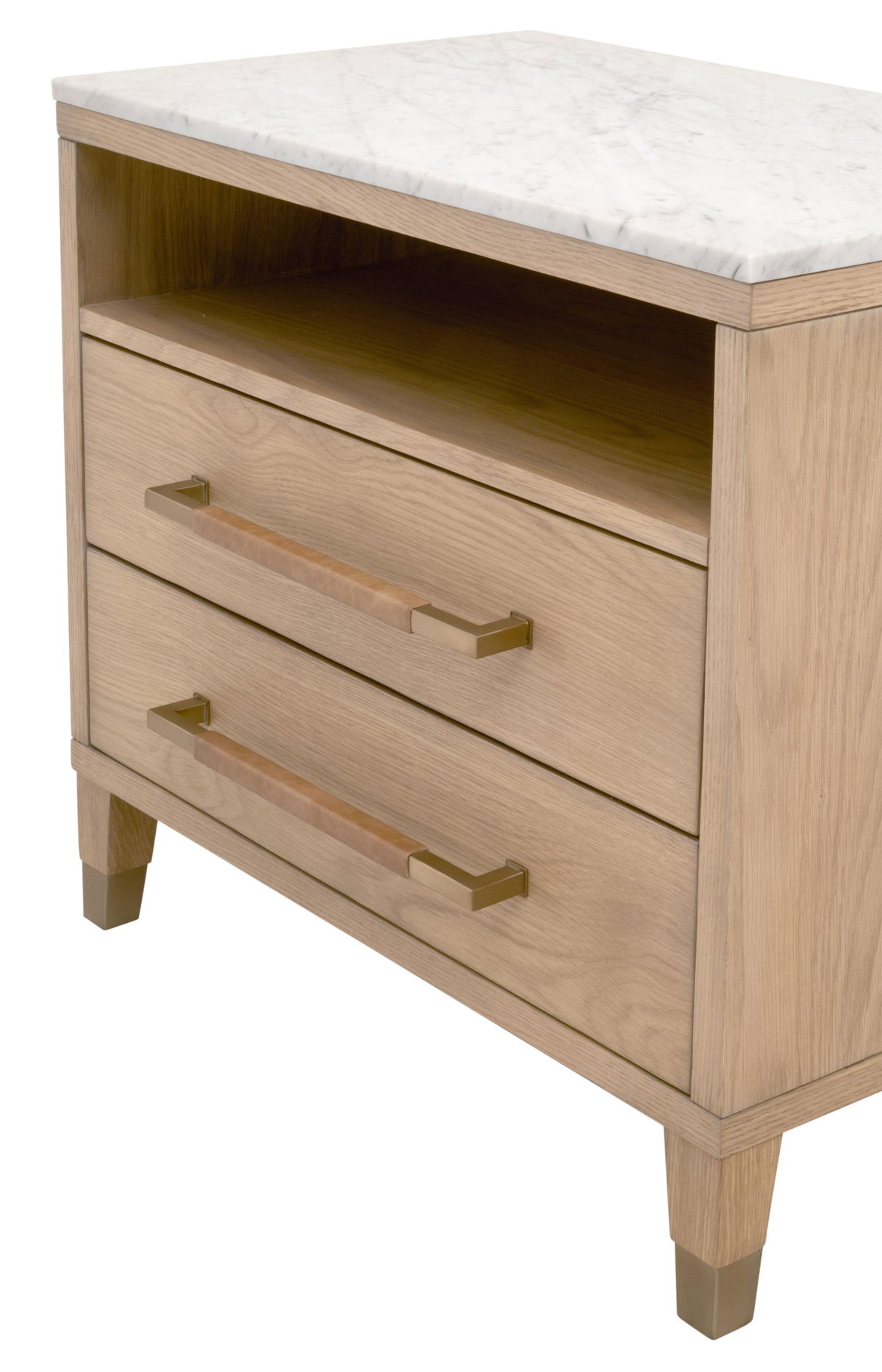Cambria 2-Drawer Nightstand, by Essentials for Living, 29" width x 26.75" height x 18" depth View 9