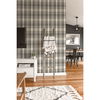 Bartola Plaid Black Wallpaper, by York Wall, 27' length x 2'3" width x 0.02" depth thumbnail 2