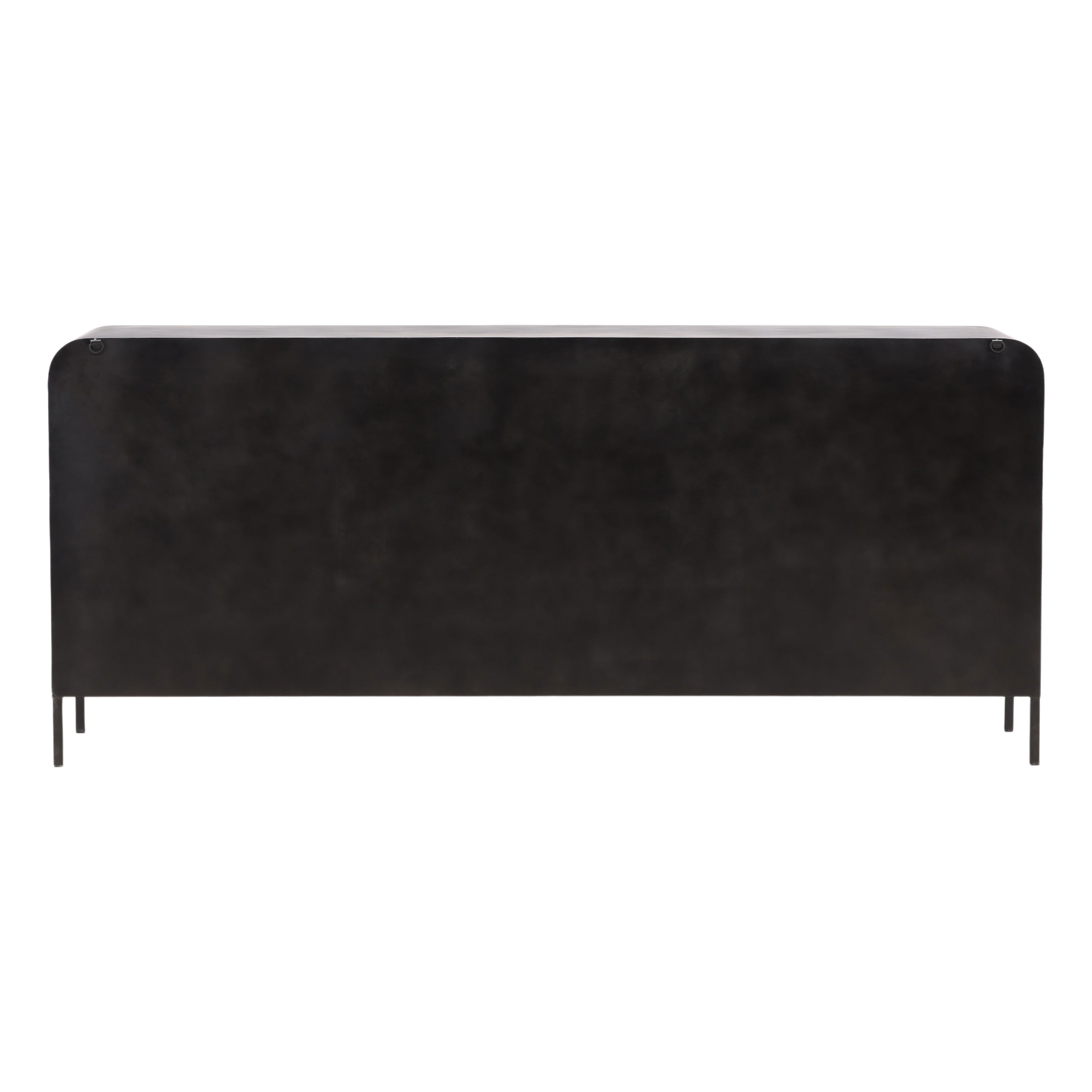 Jarin Sideboard Black, Sideboards & Buffet by Dovetail, 78.5" width x 34" height x 18" depth View 4