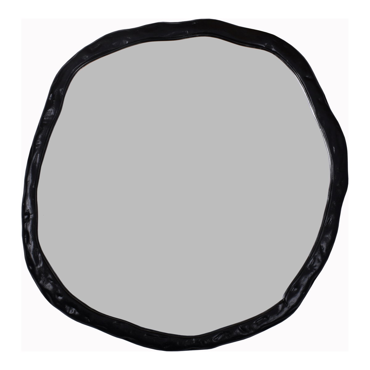 Foundry Large Mirror Black, by Moe's Home, 36.5" width x 36.5" height x 1.5" depth View 1