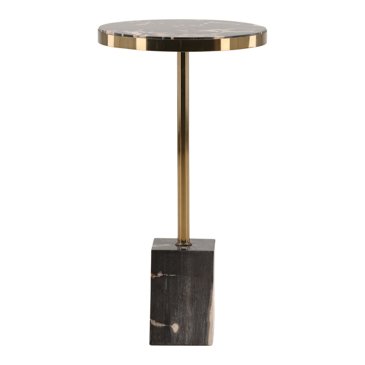 Neve Side Table, Side & End Table by Dovetail, 13.8" width x 26.3" height x 13.8" diameter x 13.8" depth View 2