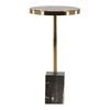 Neve Side Table, Side & End Table by Dovetail, 13.8" width x 26.3" height x 13.8" diameter x 13.8" depth thumbnail 2