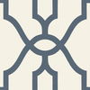 Woven Trellis Federal Blue Wallpaper, by York Wall, 33' length x 1'8.5" width x 0.02" depth thumbnail 1