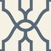 Woven Trellis Federal Blue Wallpaper, by York Wall, 33' length x 1'8.5" width x 0.02" depth thumbnail