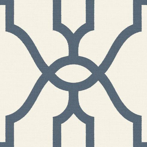 Woven Trellis Federal Blue Wallpaper