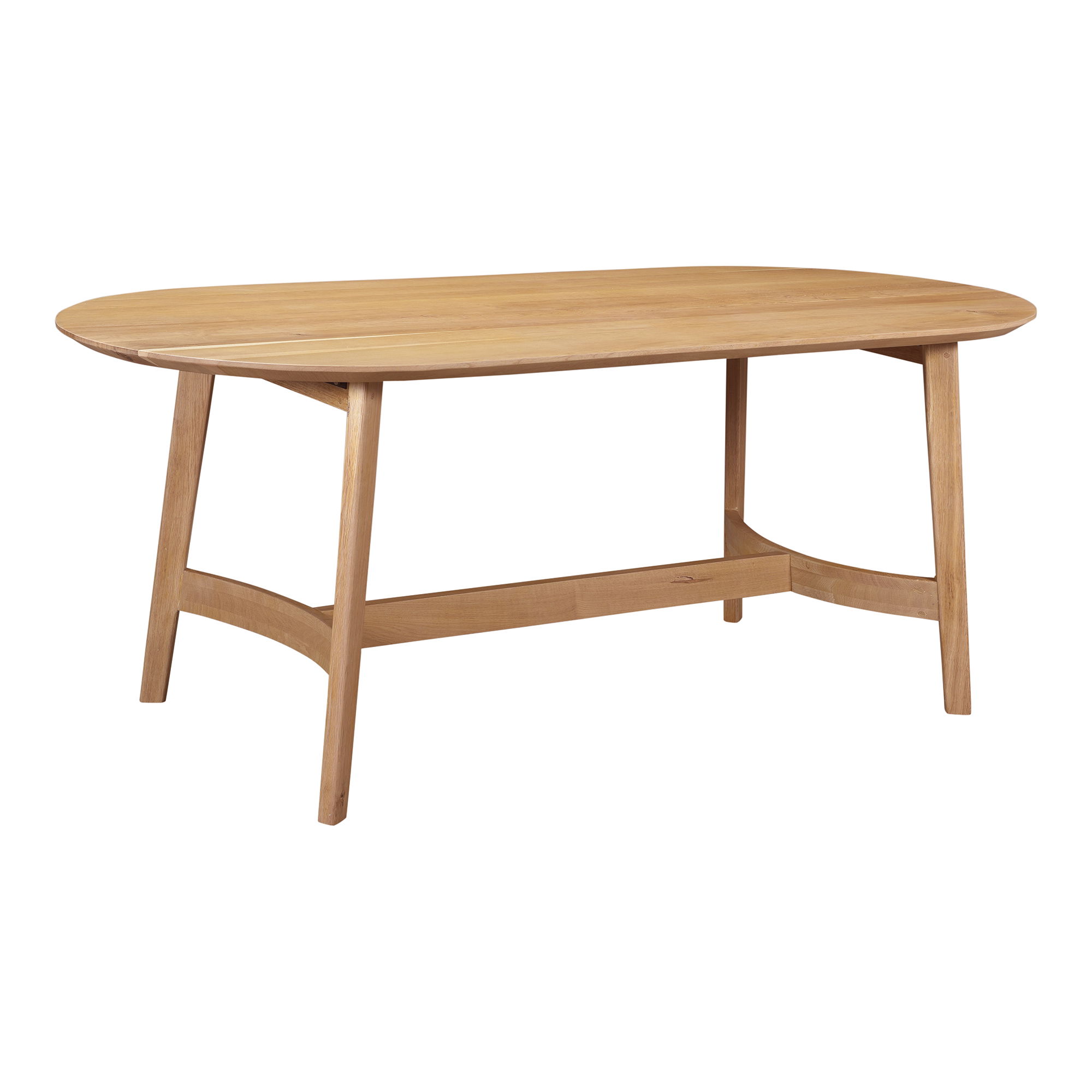 Trie Small Dining Table Natural large image 