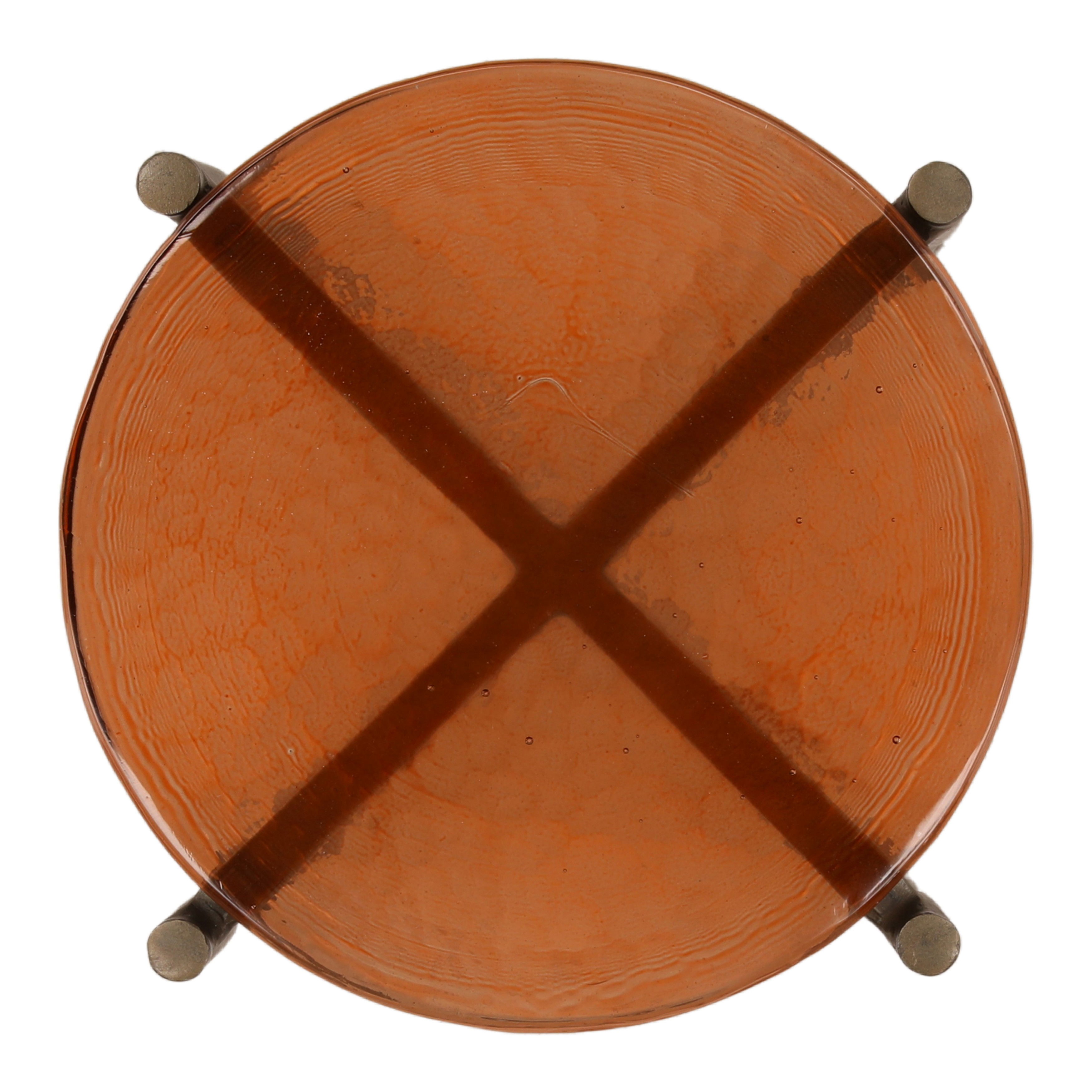 Jovanna Side Table Rust large image 