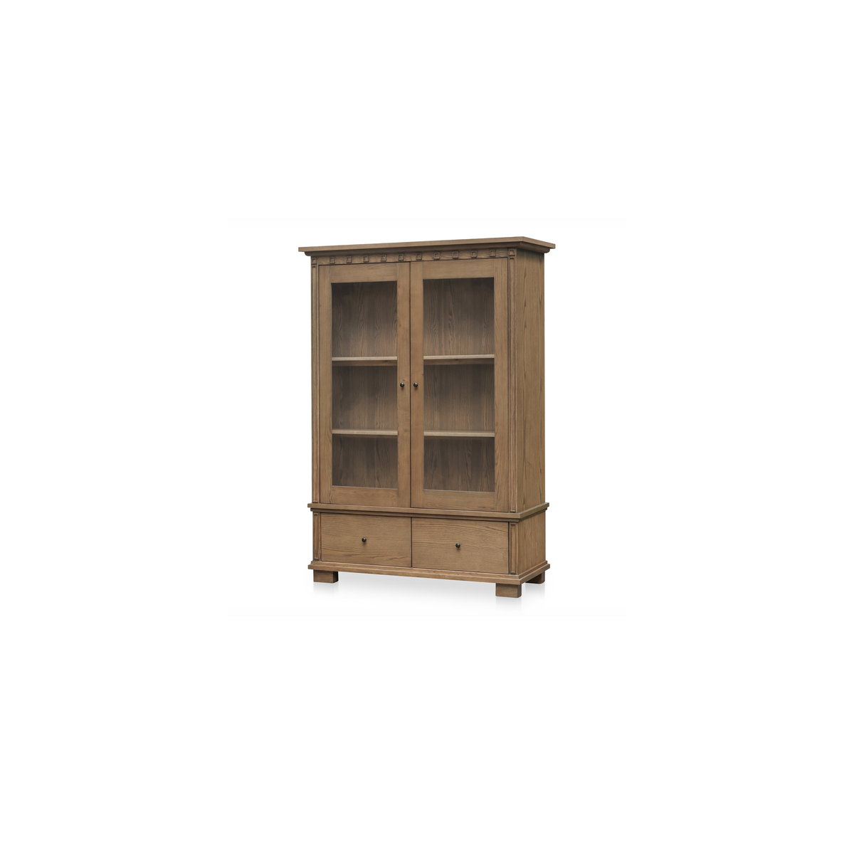 Lillian Tall Cabinet Brown, Cabinets & Sideboard by Moe's Home, 52" width x 74.4" height x 22.4" depth View 3