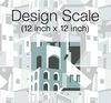 Arch Architectural Blue Grey Peel & Stick Wallpaper thumbnail 3