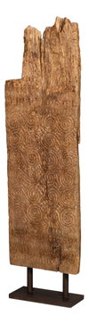 O'kelly Wood Carved Panel, Furniture by Sarreid, 19" length x 7" width x 57" height thumbnail 1