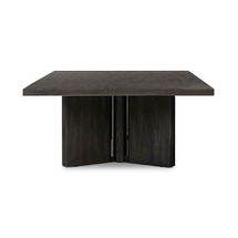 Online Designer Combined Living/Dining Atiya 65" Coffee Table, Smoked Black Veneer