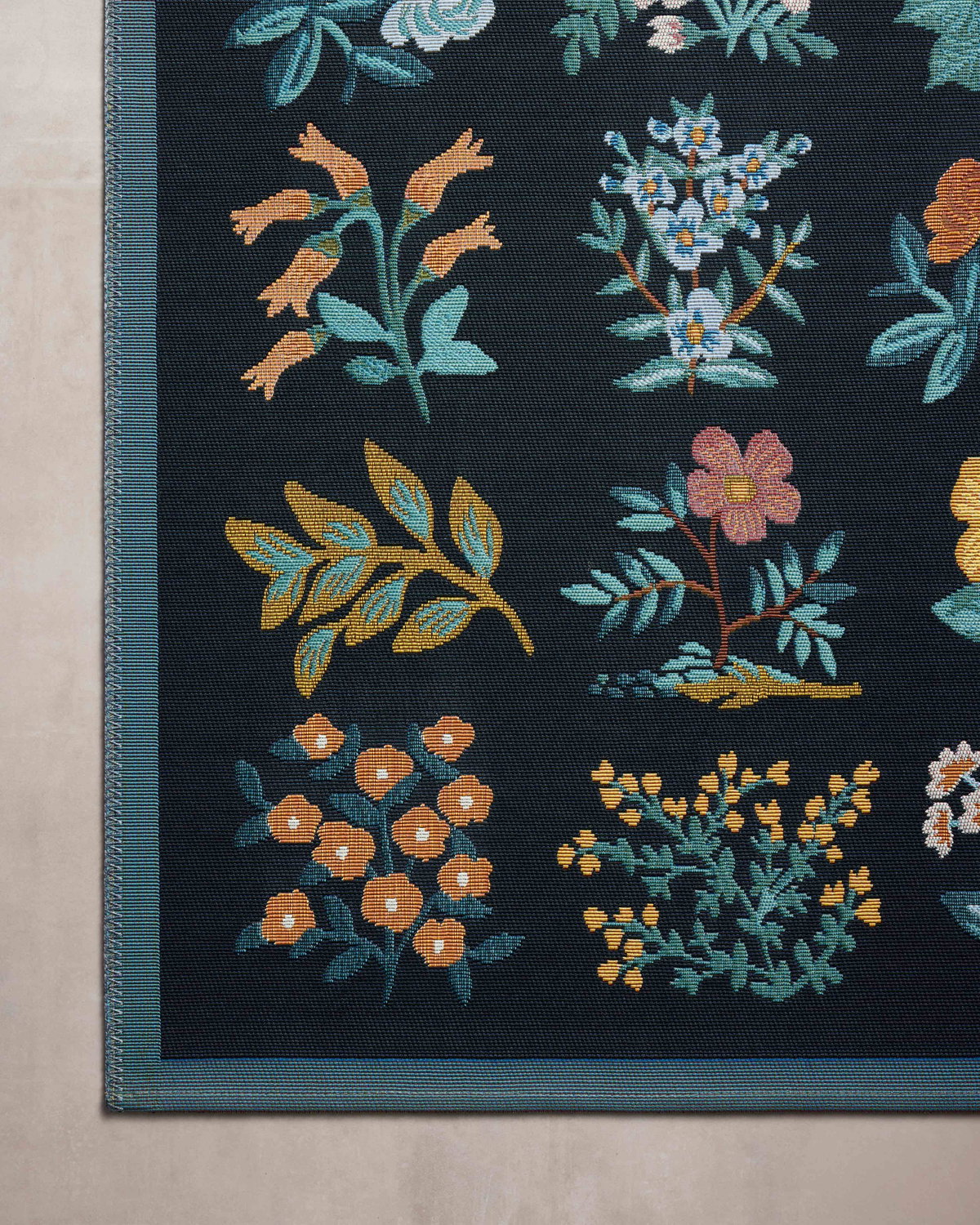Rifle Paper Co. x Loloi Perennial Rug, 2'5" length x 3'11" width View 4