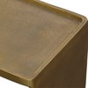 Derwent Antique Brass Side Table, Side & End Table by Uttermost, 20" width x 19" height x 12" depth thumbnail 5
