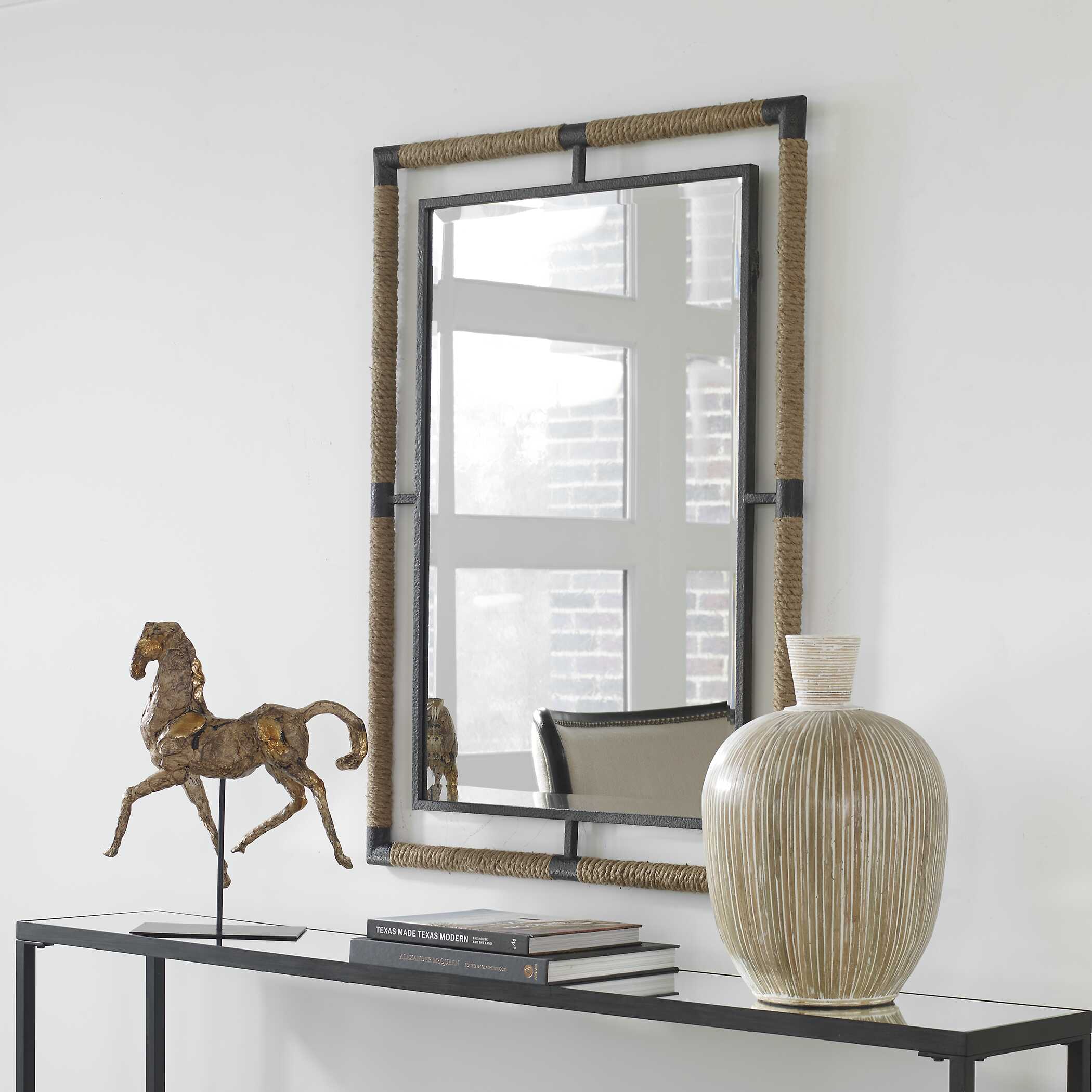 Melville Iron & Rope Mirror large image 