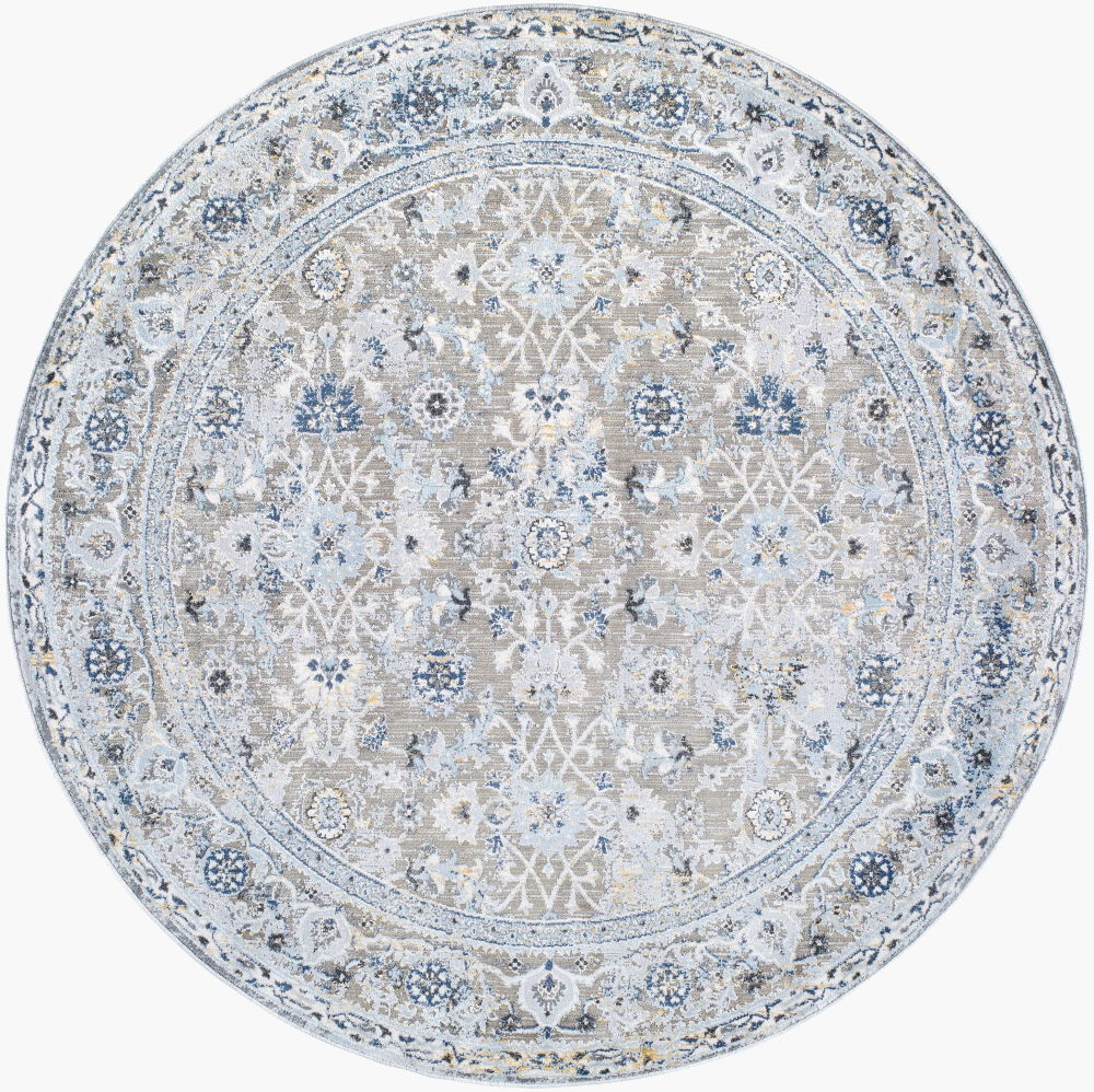 Hassler Machine Woven Rug, by Surya, 5'2.99" length x 5'2.99" width