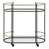 Andre Iron Bar Cart, Bar Carts & Cabinet by Uttermost, 32" width x 30.25" height x 13.5" depth thumbnail 6