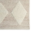 Jaipur Living Medak KEO14 Handknotted Striped White and Tan Area Rug, 6' width x 9' height x 0.33" depth thumbnail 1