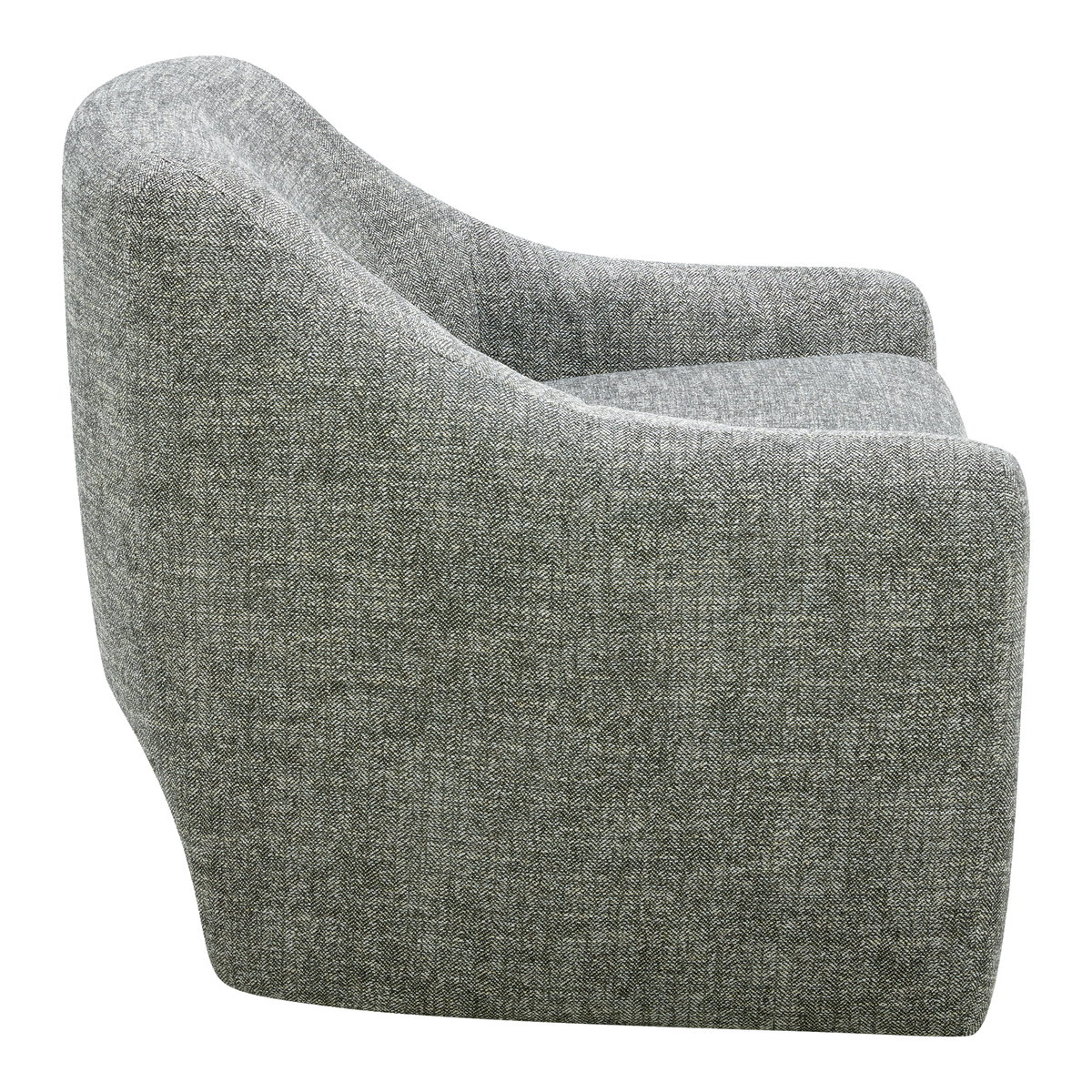Kenzie Accent Chair Slated Moss, by Moe's Home, 33.75" width x 29.25" height x 31" depth View 3