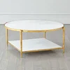 Circle/Square Cocktail Table, Coffee Table by Global Views, 45" width x 18" height x 45" depth thumbnail 3