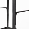 Conan Low Back 25in Seat Counter Stool | Brown Wood with Black Metal, Counter & Bar Stool by Mercana, 15" length x 15" width x 25" height thumbnail 14