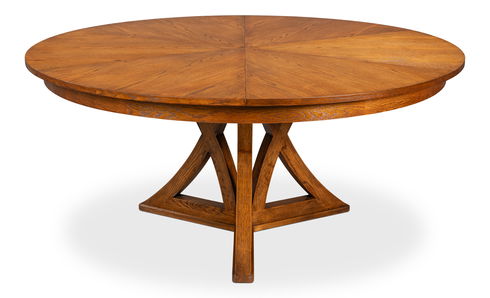 Casual Jupe Dining Table,Tobacco B,Med