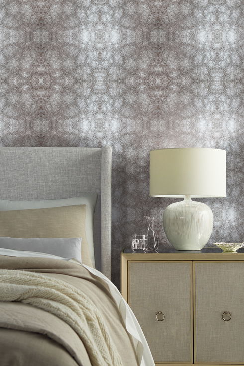 Rose Dapple Warm Grey Peel & Stick Wallpaper