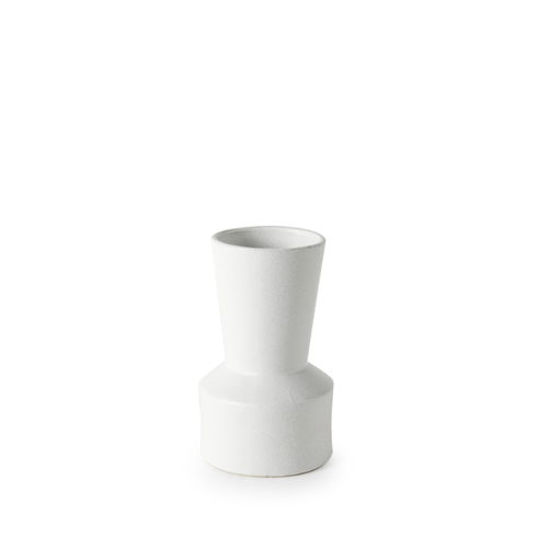 Laforge 9.4H Small White Ceramic Vase