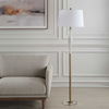 Colette White Stone Floor Lamp, by Uttermost, 19" width x 69" height x 19" depth thumbnail 4