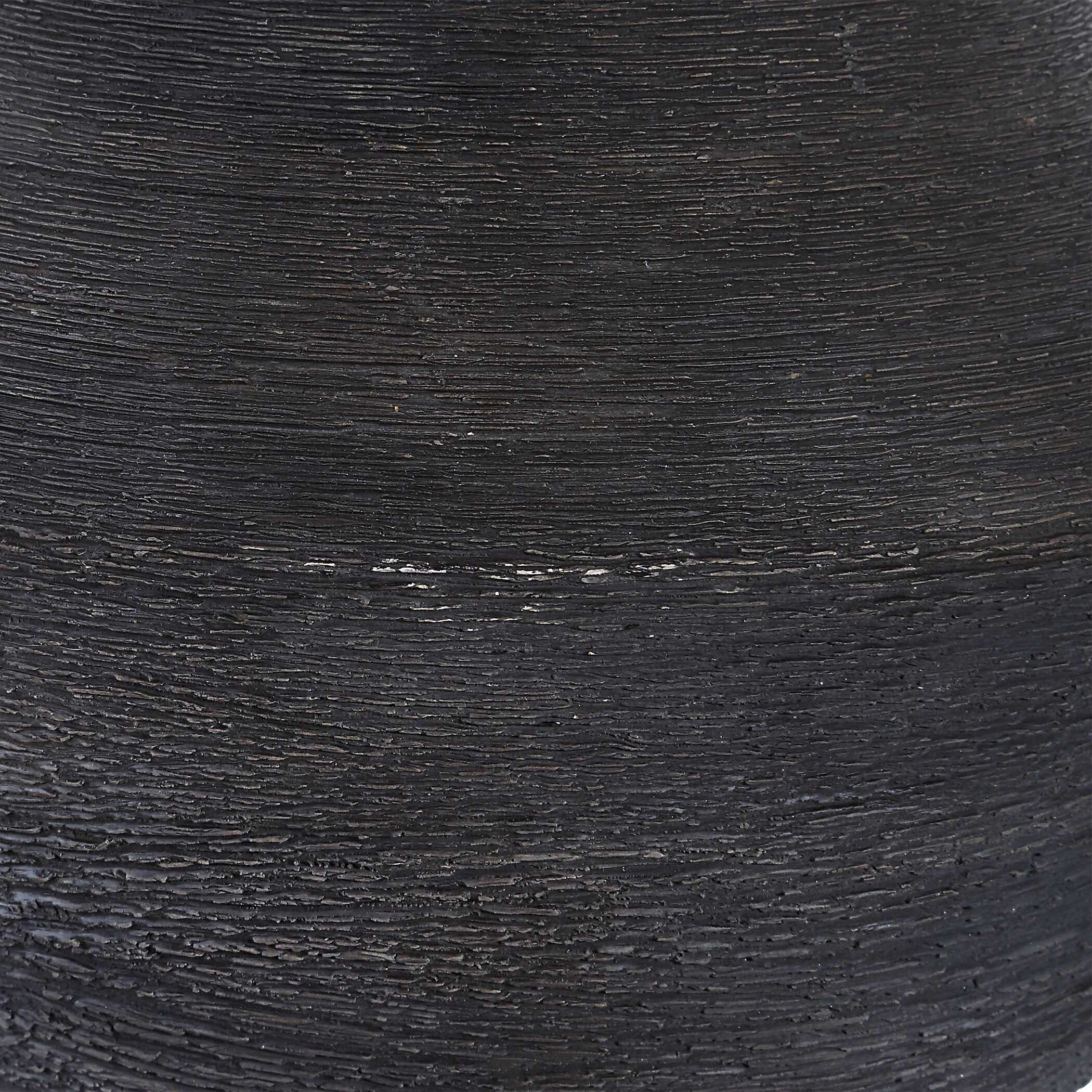 Helston Dark Charcoal Table Lamp, by Uttermost, 19" width x 34" height x 19" depth View 9