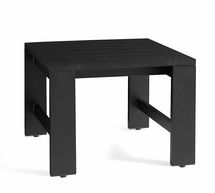 Online Designer Patio Malibu Metal Side Table, Black