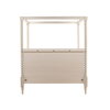 Marcellina Bed King Whitewash, by Dovetail, 80.5" width x 90" height x 87.3" depth thumbnail 5