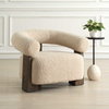 Lennox Shearling Accent Chair, by Uttermost, 38" width x 27" height x 31.5" depth thumbnail 4