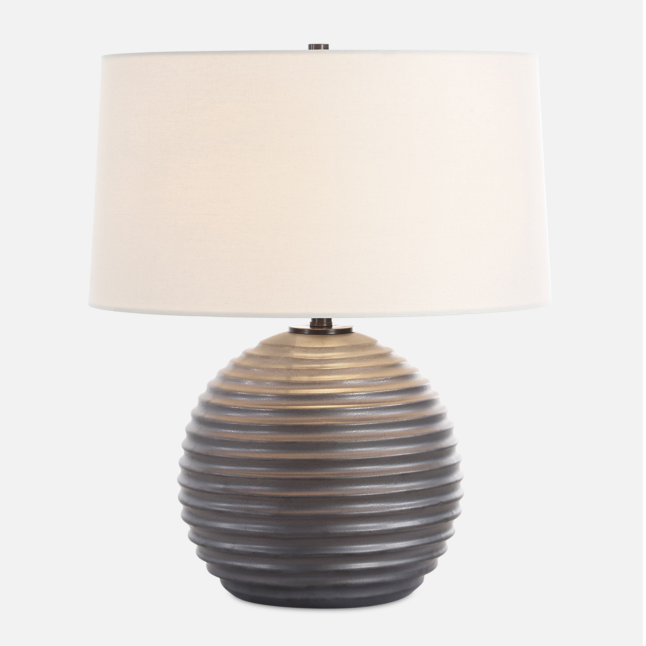 Chelsom Ribbed Table Lamp large image 