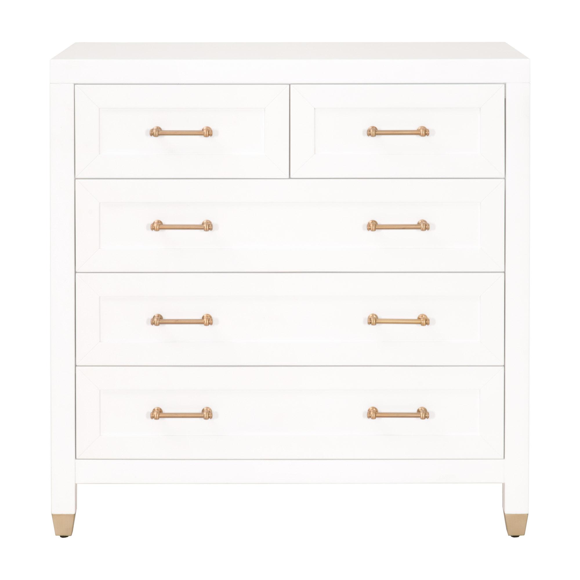 Stella 5-Drawer High Chest large image 