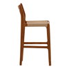 Connelly Outdoor Bar Stool Natural, Counter & Bar Stool by Dovetail, 18.1" width x 43.5" height x 22.44" depth thumbnail 3
