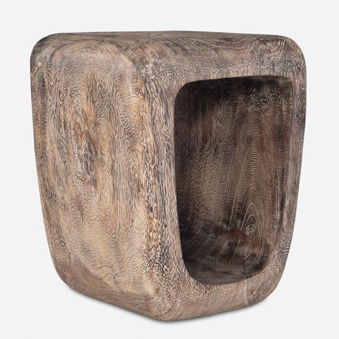 Loophole Bleached Wash Accent Stool