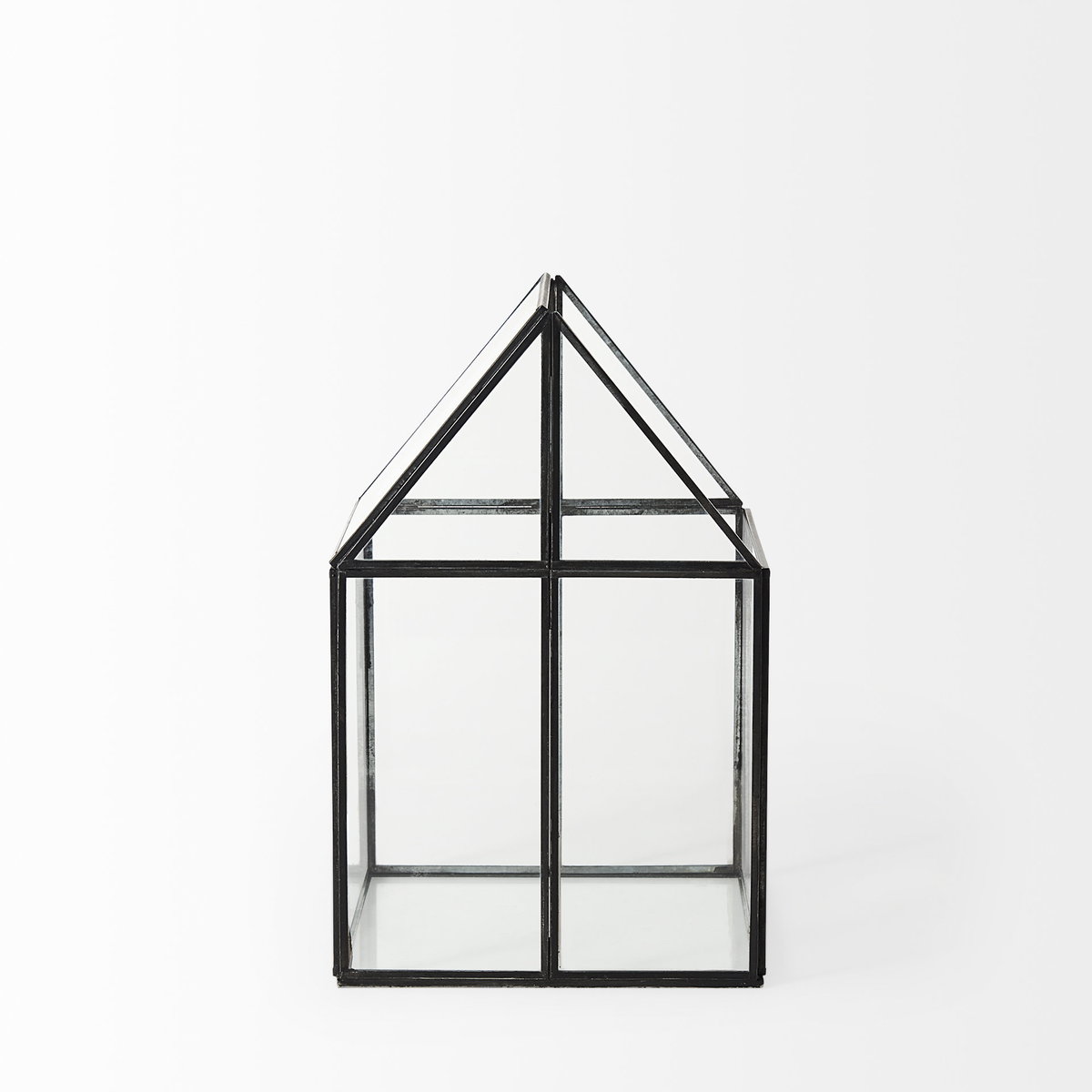 Sikes (Medium) 8L x 8W x 13H Hut Terrarium with Glass Base, Boxe by Mercana, 7.87" length x 7.87" width x 12.99" height View 5