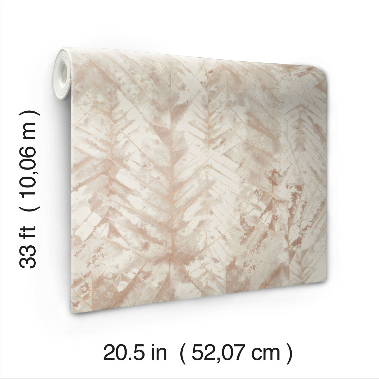 Textural Impremere Brown Wallpaper large image 