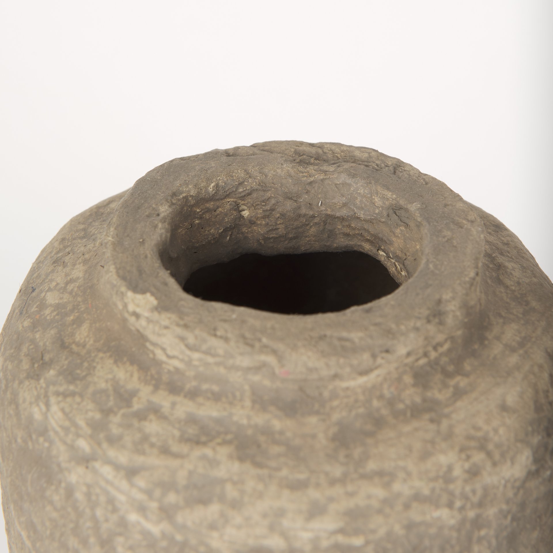 Bala Small Gray Paper Mache Vase large image 