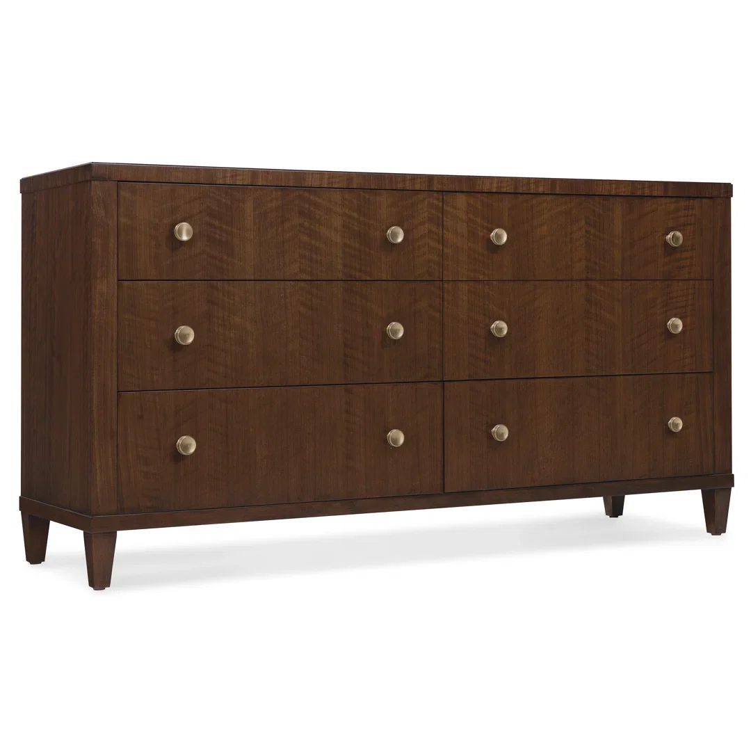 Archives 6 - Drawer Dresser, by Hooker Furniture, 68" width x 36" height x 20" depth View 2