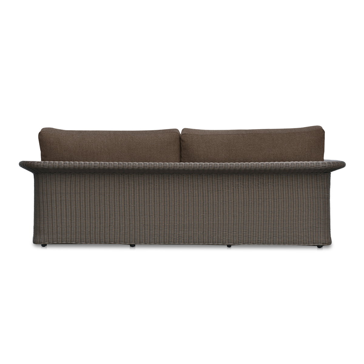 Meredith Outdoor Sofa Brown, Sofas & Sectional by Moe's Home, 90.55" width x 30" height x 38.43" depth View 4