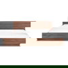 Round Off King Bed Walnut Brown thumbnail 0