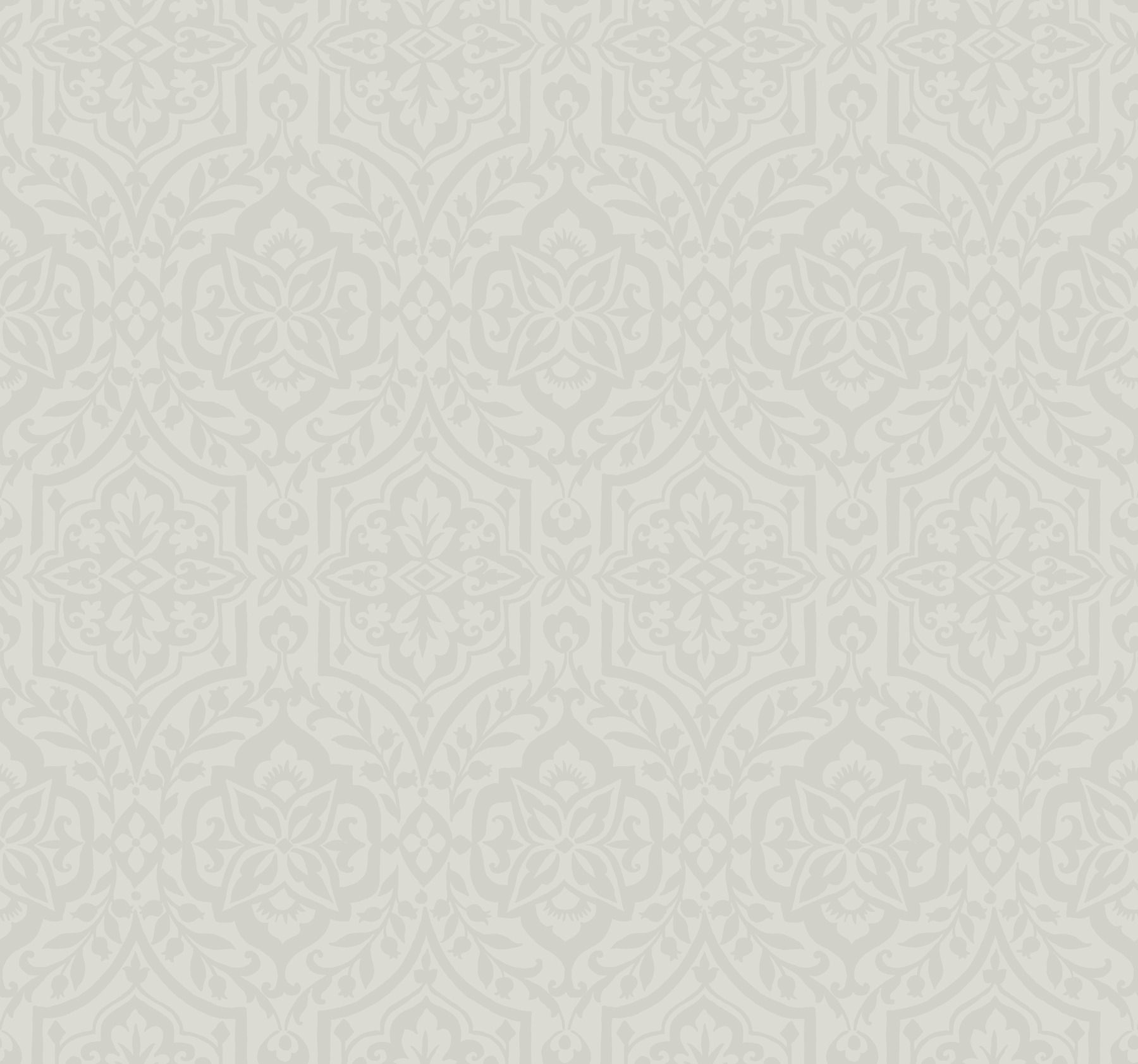 Cathedral Damask Grey Wallpaper large image 