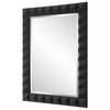 Studded Black Mirror, by Uttermost, 31.75" width x 43.25" height x 2" depth thumbnail 5