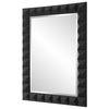 Studded Black Mirror, by Uttermost, 31.75" width x 43.25" height x 2" depth thumbnail 5