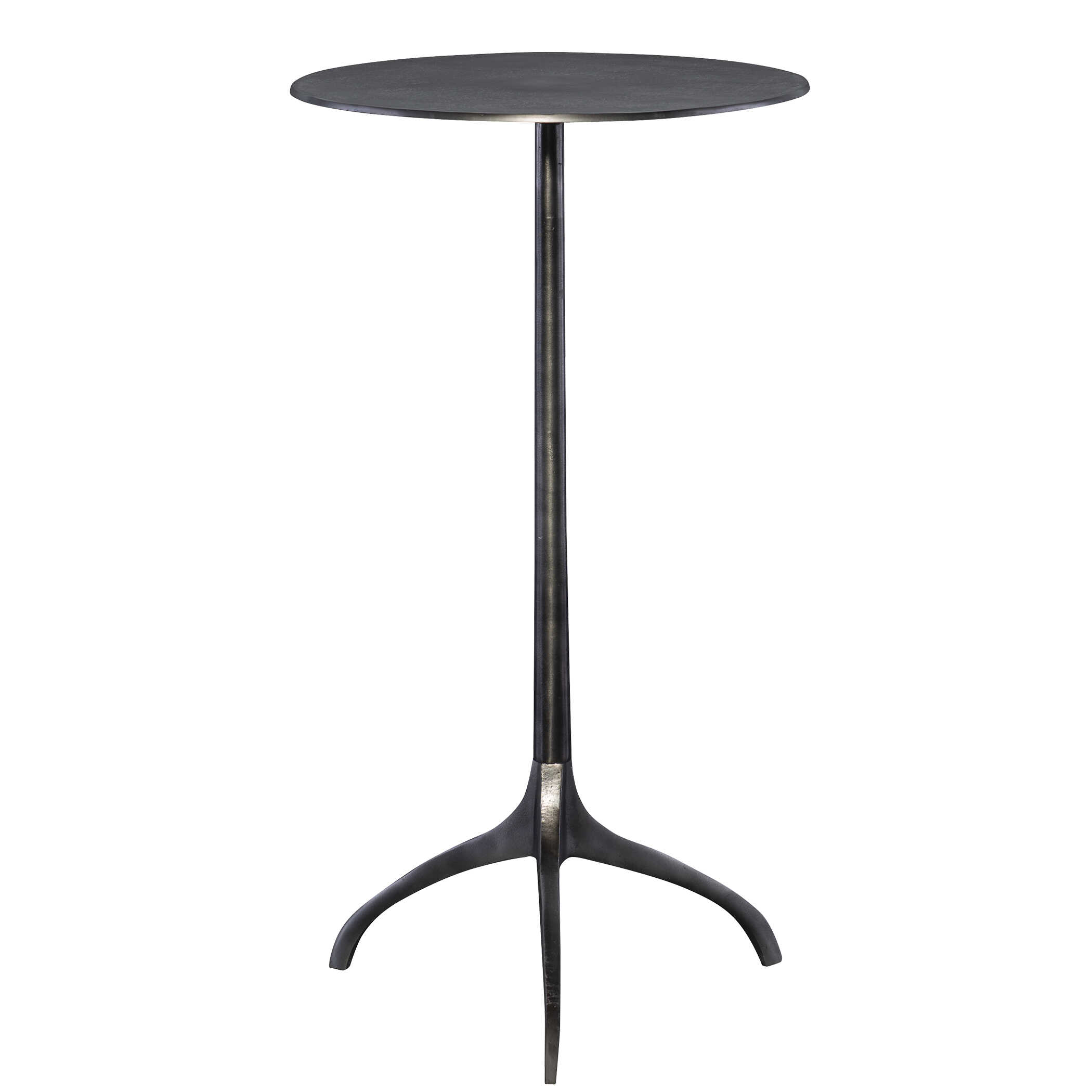 Beacon Industrial Accent Table, Furniture by Uttermost, 14" width x 25" height x 14" depth View 1